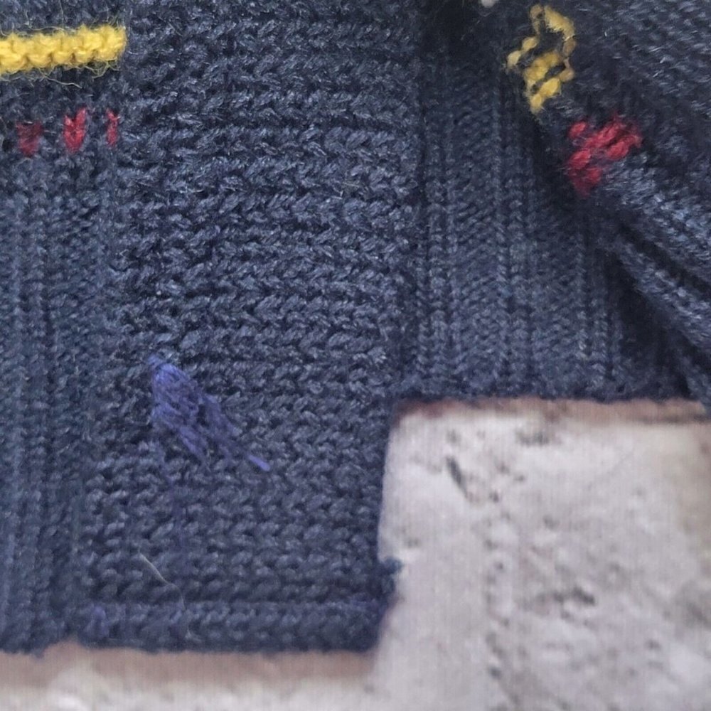 Vintage Alps Knitmeister‎ Nordic Winter Ski Cardigan Sweater Size XL - Picture 8 of 12